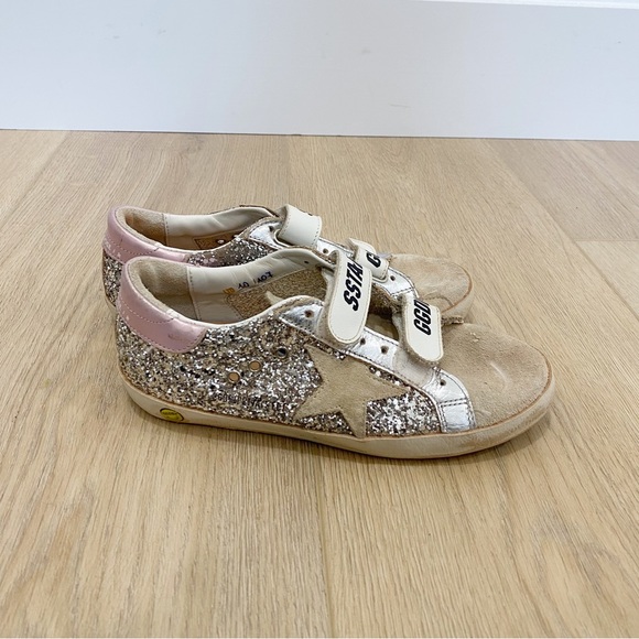 Golden Goose Shoes Golden Goose Old School Sneaker Gold Glitter